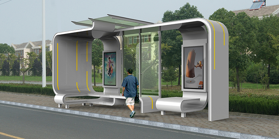 汽車(chē)烤漆公交候車(chē)亭