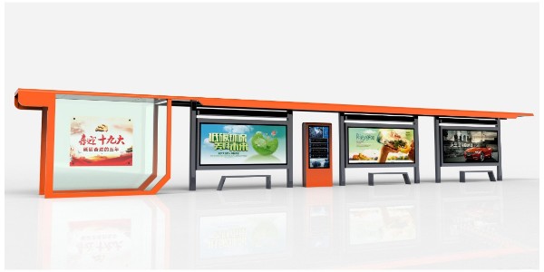 淺析新型候車亭，公交站臺燈箱的作用