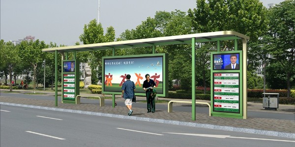 城市發展離不開公交車候車亭基本設施